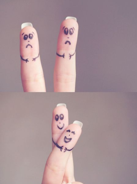 dedos que se quieren Dedos que se quieren