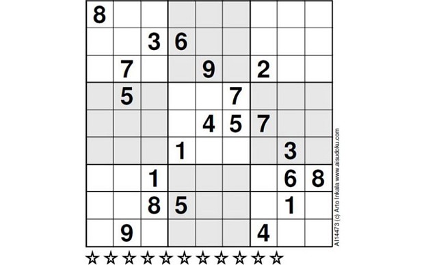 el sudoku mas dificil del mundo El sudoku más difícil del mundo