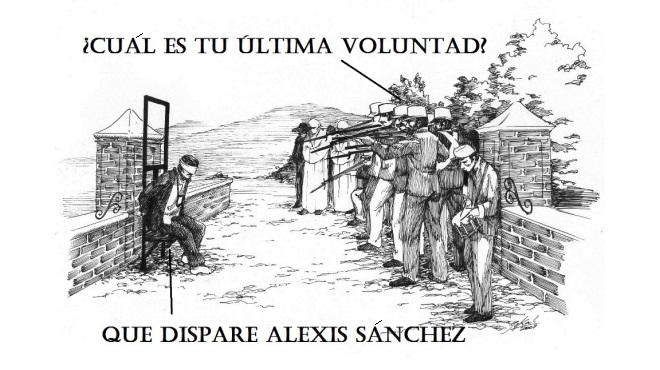 Alexis Sánchez y los disparos
