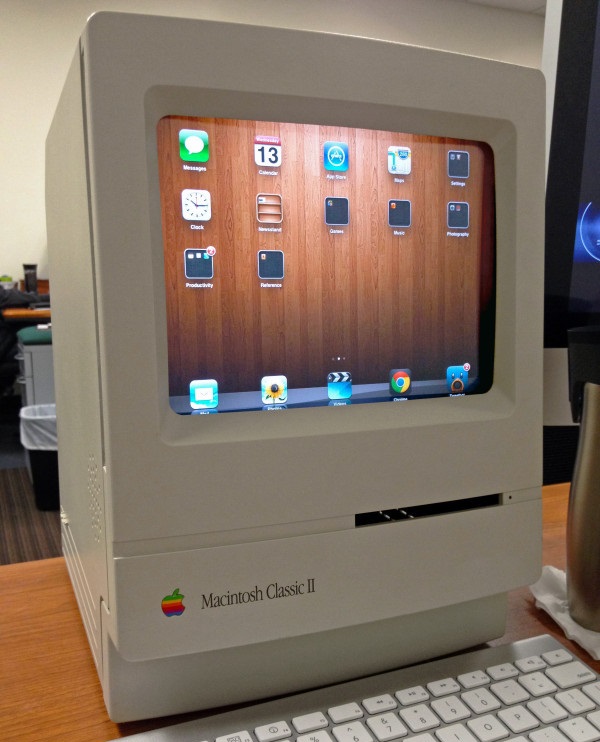 iOS 6 en un Macintosh Classic II