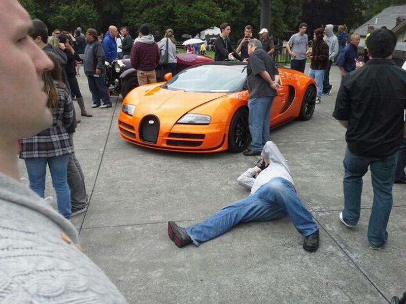 Fotografiando un Bugatti Veyron