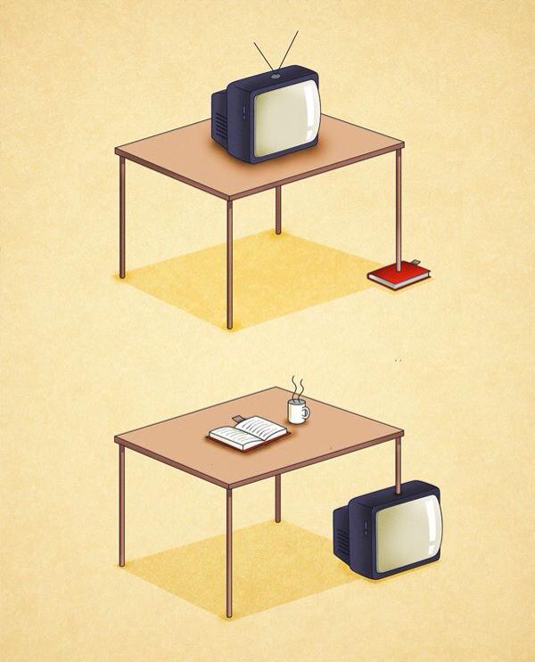 libro o television