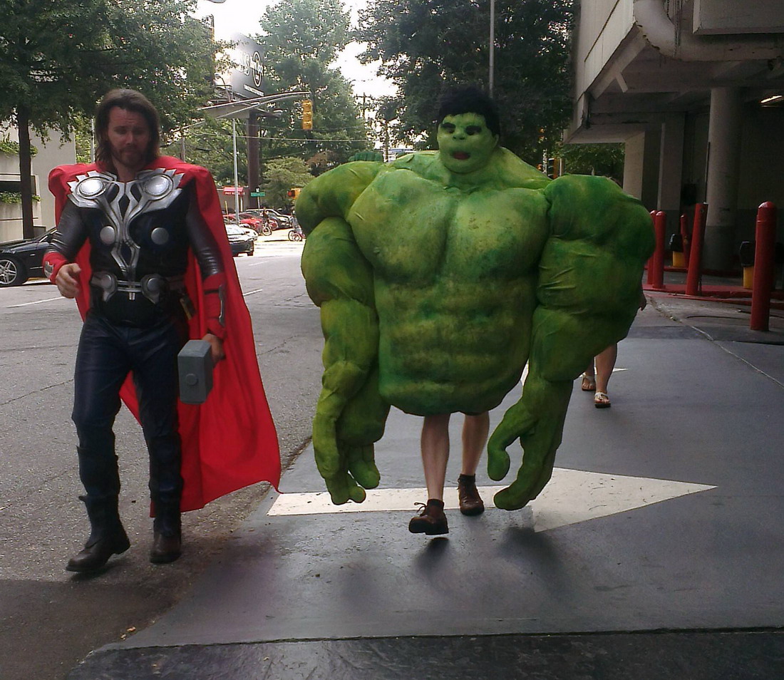 Hulk (la masa) tiene que hacer piernas.