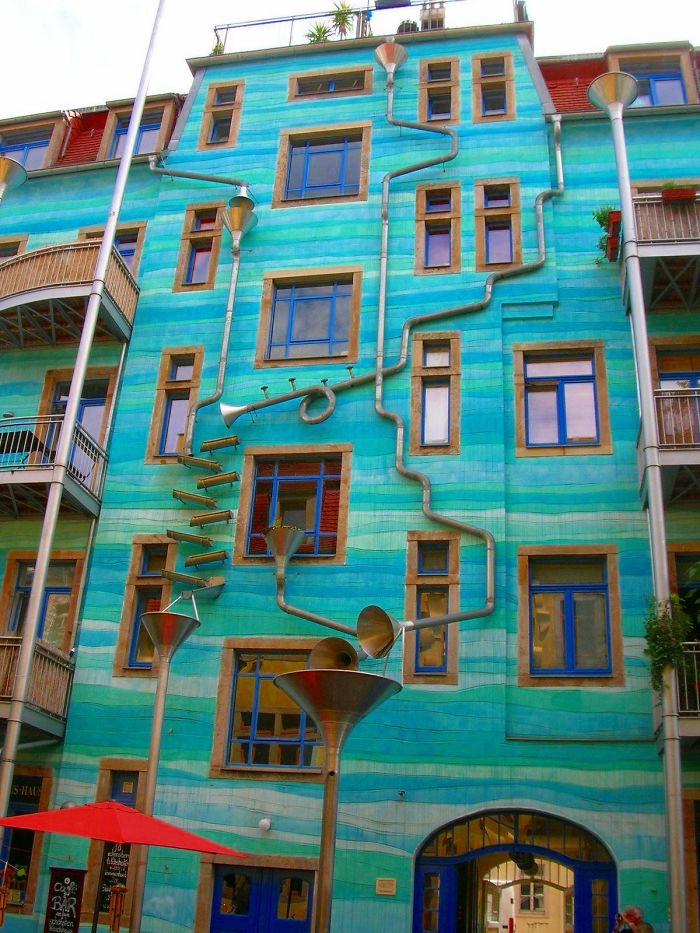 edificios coloridos