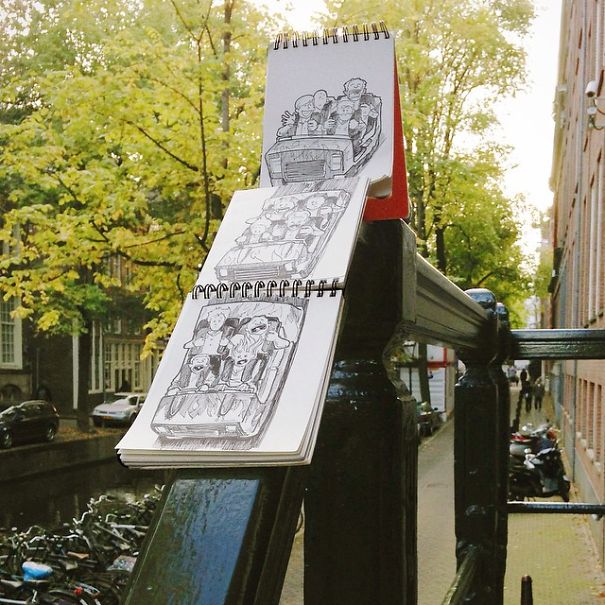 dibujos calle 25