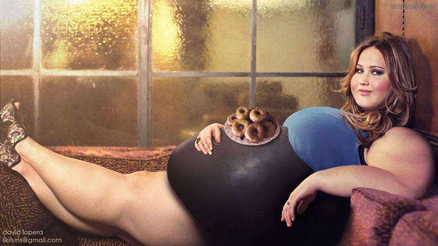 Jennifer Lawrence gorda