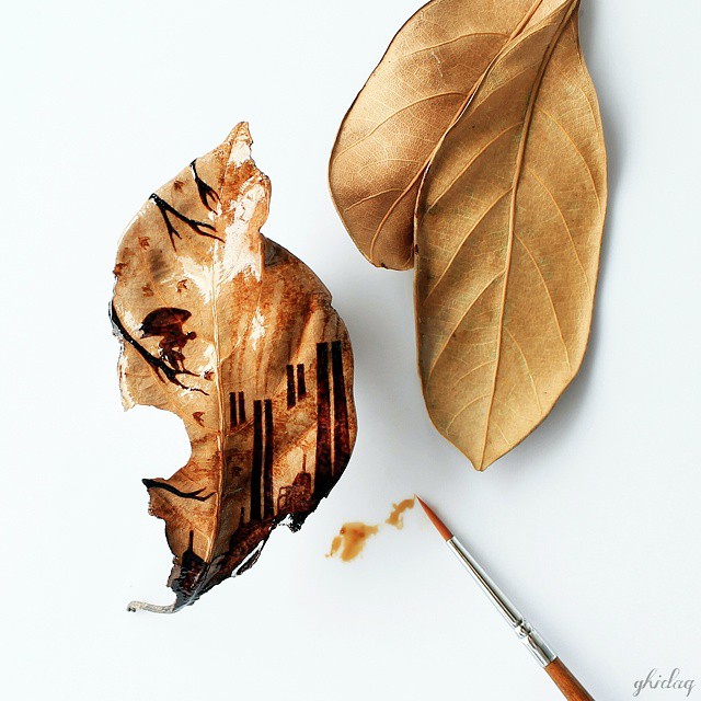 hojas de cafe pintadas 12