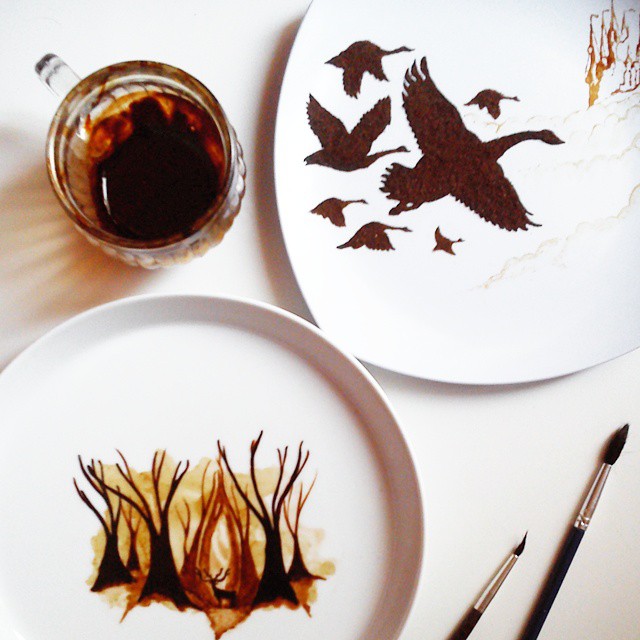 hojas de cafe pintadas 7