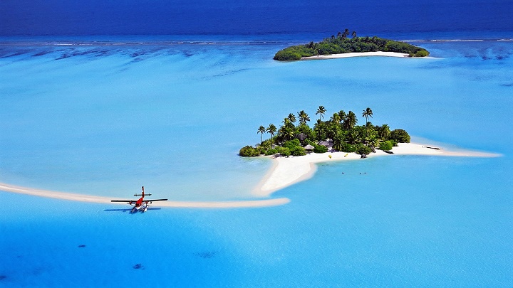 vacaciones en una mini isla privada