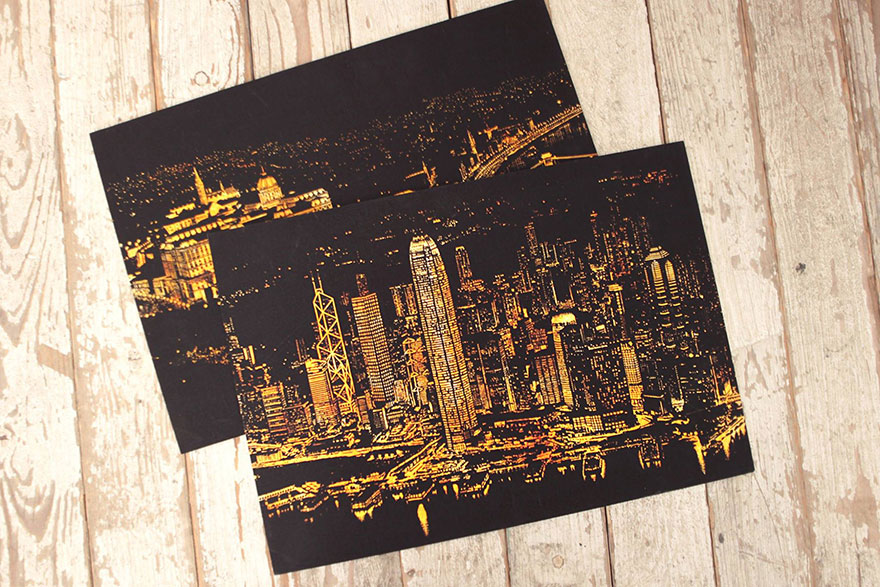 coloreando una ciudad de noche 4