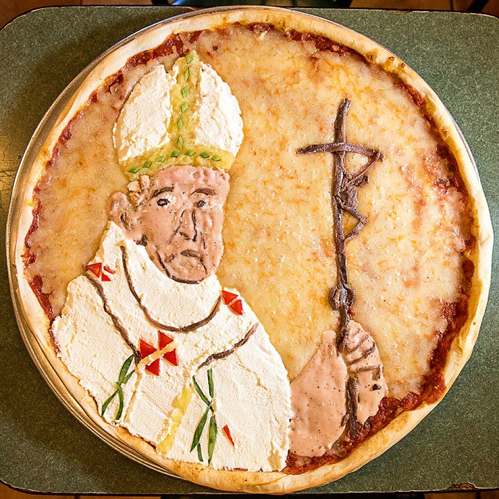 la pizza del Papa Francisco