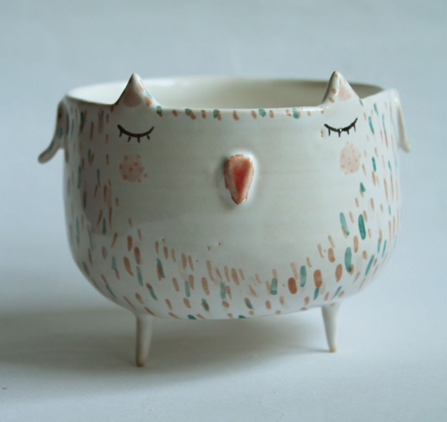 tazas de ceramica animales 10