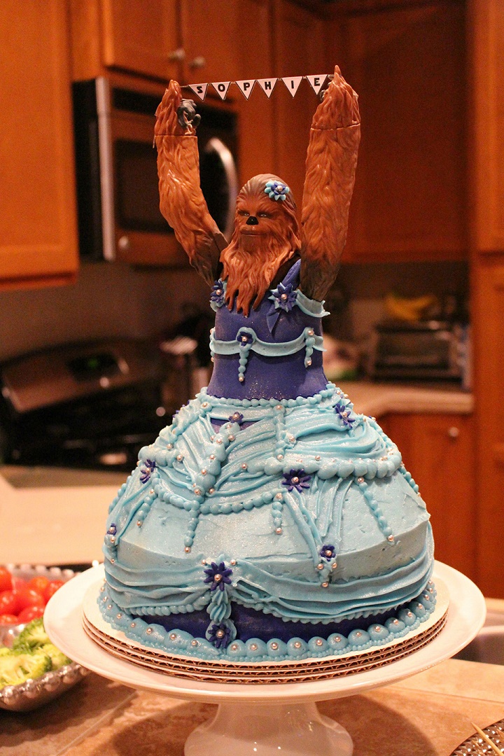 pastel princesa chewbacca