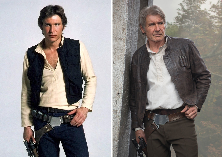 antes y ahora Star Wars 1