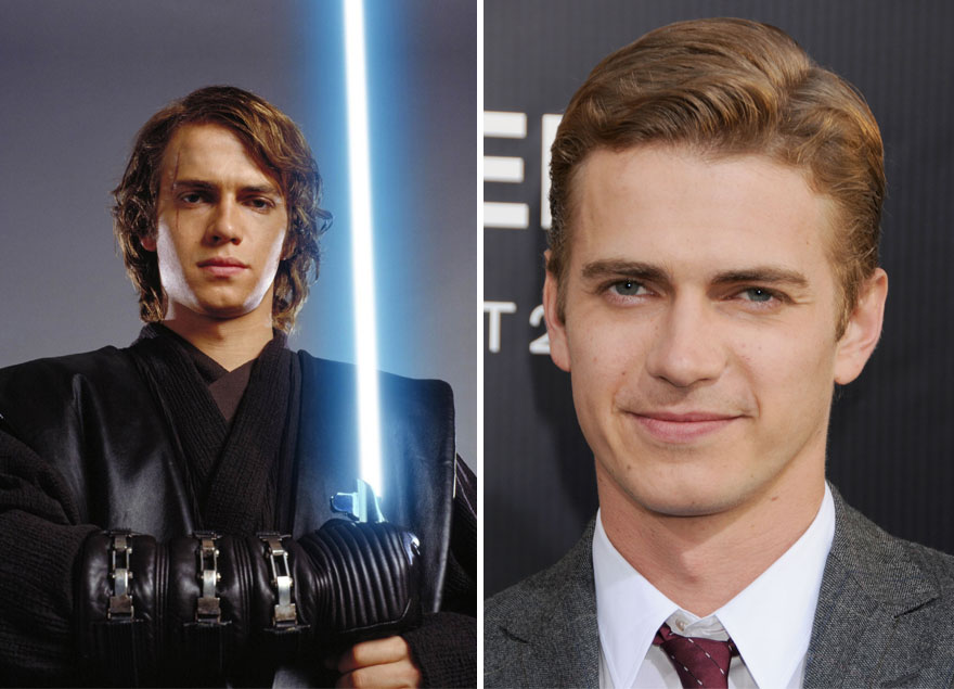 antes y ahora Star Wars 11