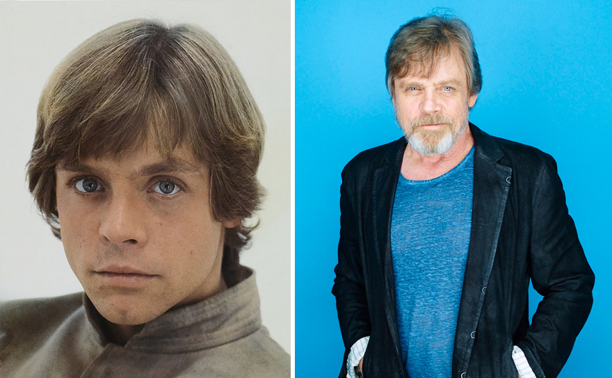 antes y ahora Star Wars 8