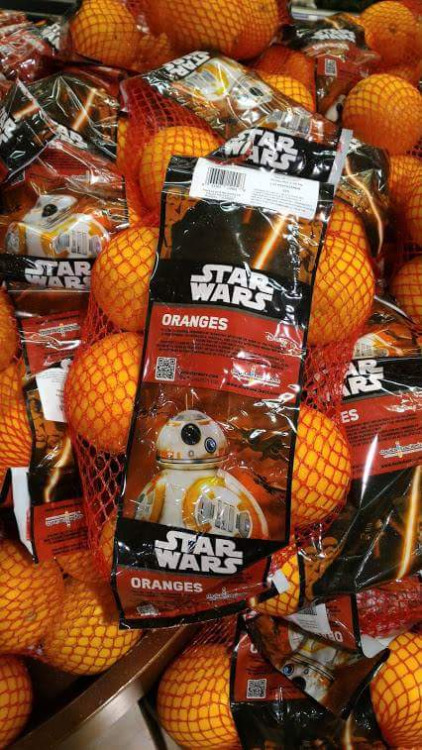 naranjas Star Wars