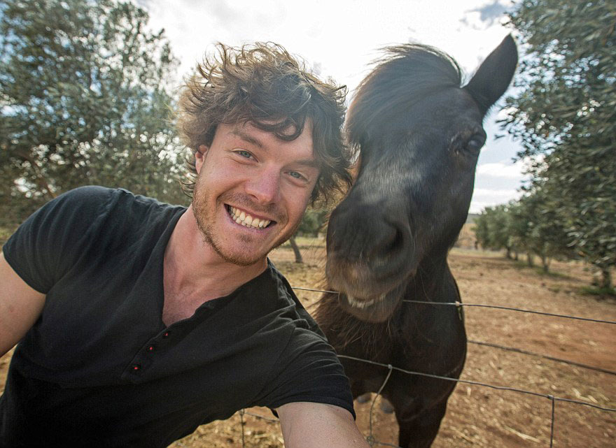 selfies con animales 5