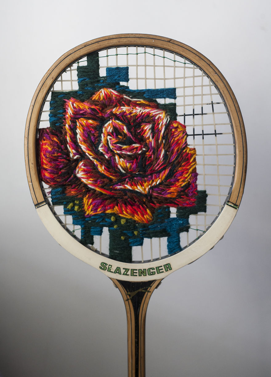 raquetas de tenis con bordados 4