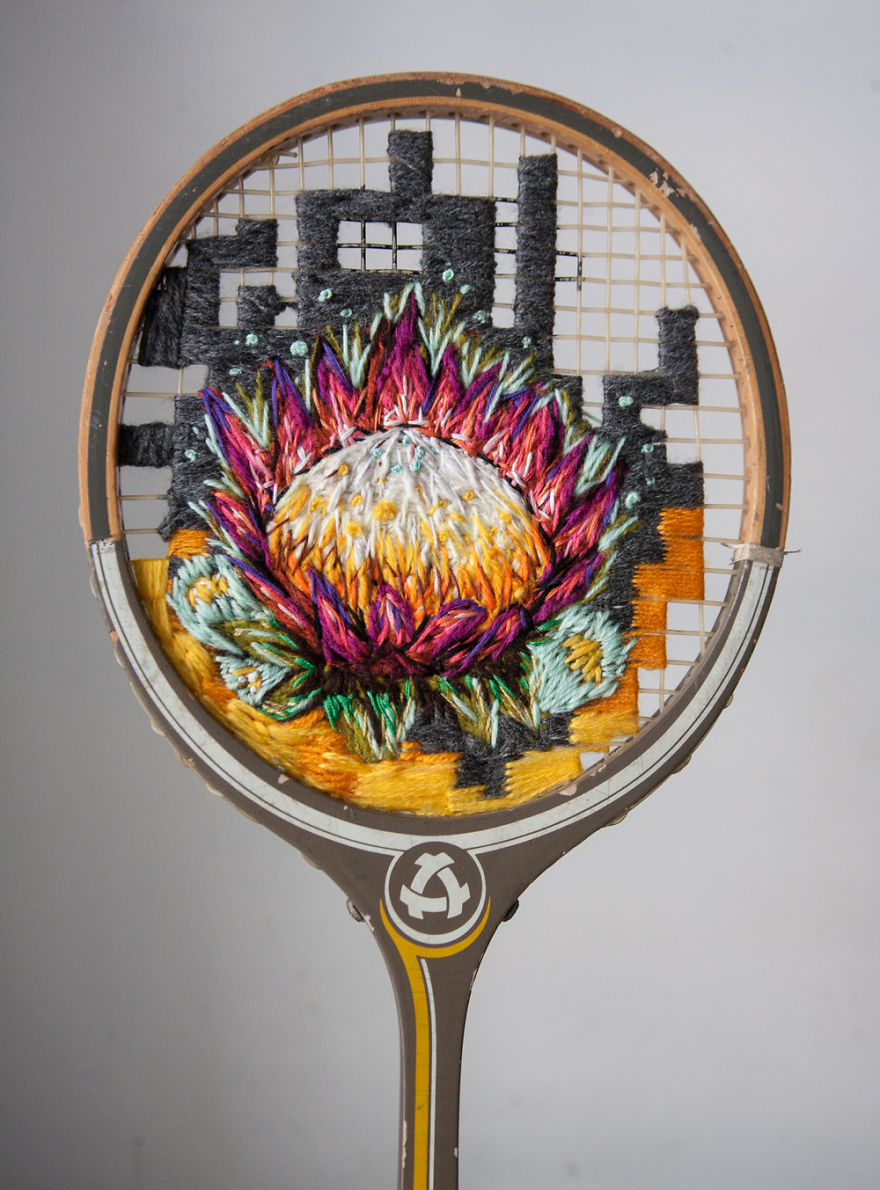 raquetas de tenis con bordados 6