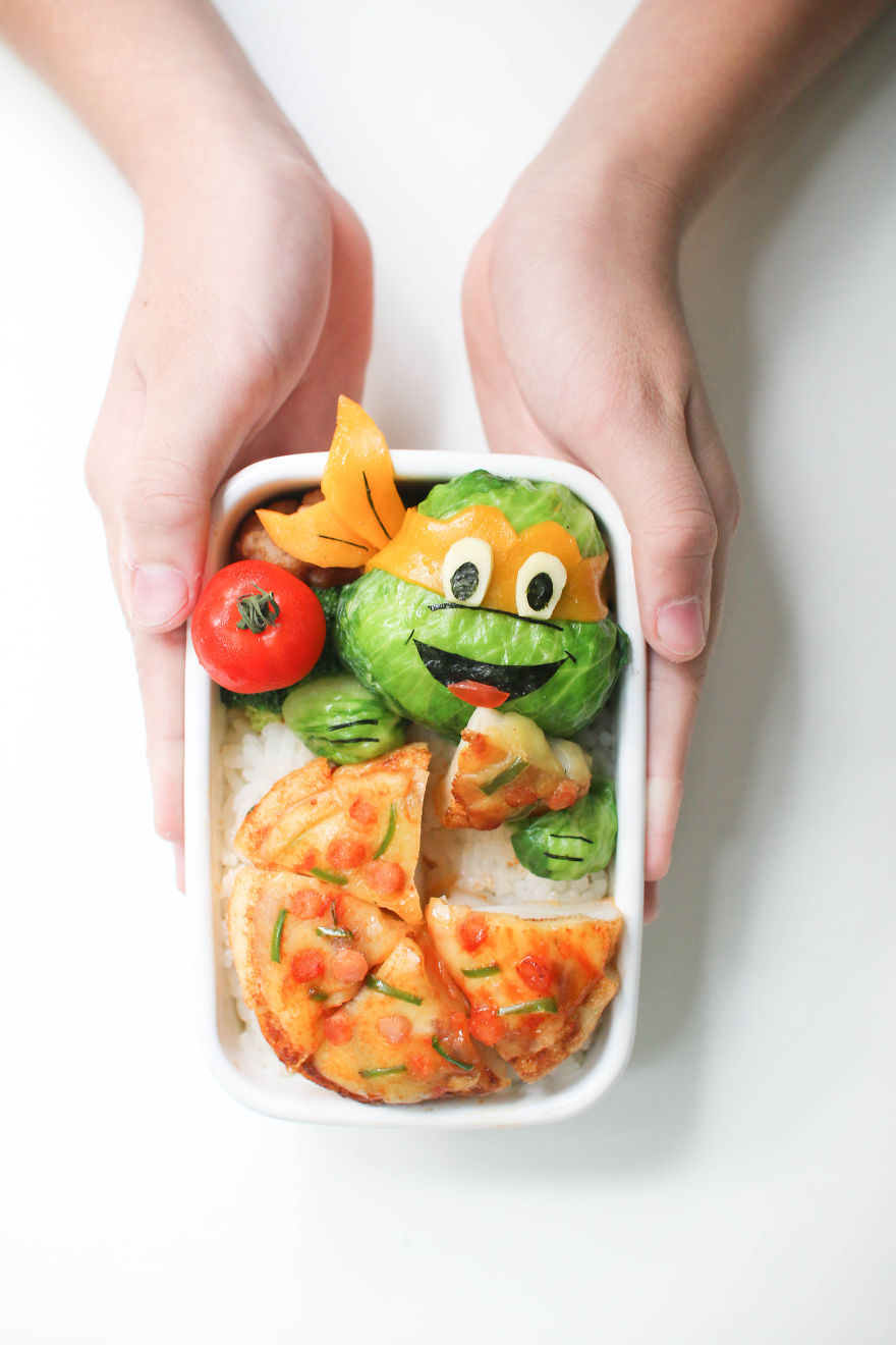 comida inspirada dibujos animados 10