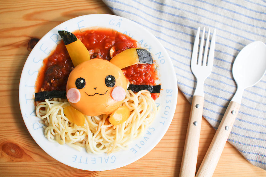 comida inspirada dibujos animados 16
