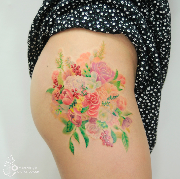 tatuajes florales 3