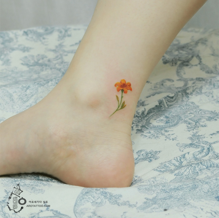 tatuajes florales 9