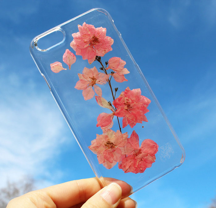 fundas para movil con flores de verdad 5