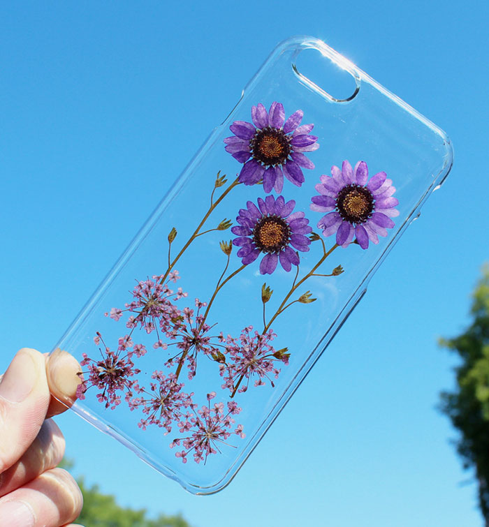 fundas para movil con flores de verdad 8