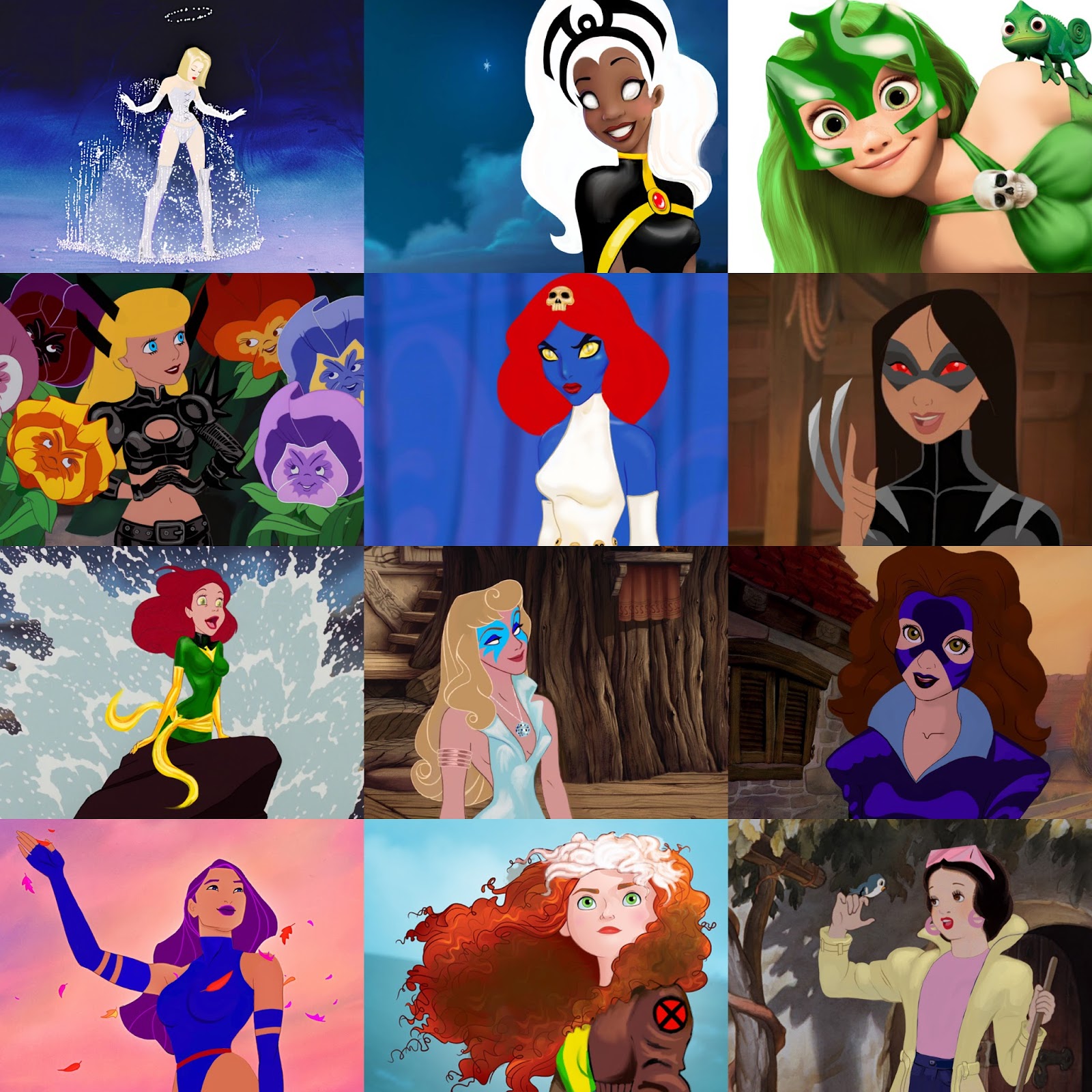 princesas Disney X-Men 13