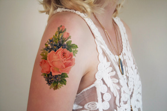tatuajes flores dibujadas 3