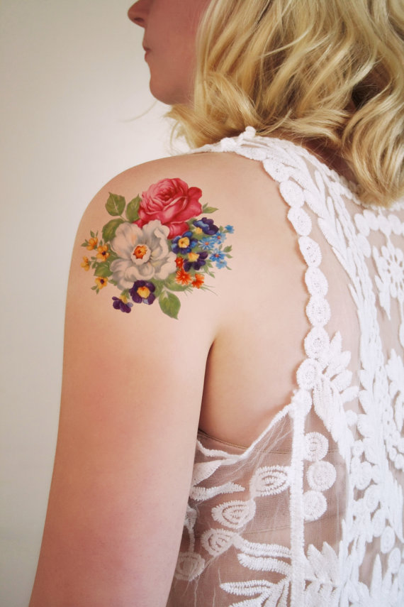 tatuajes flores dibujadas 6