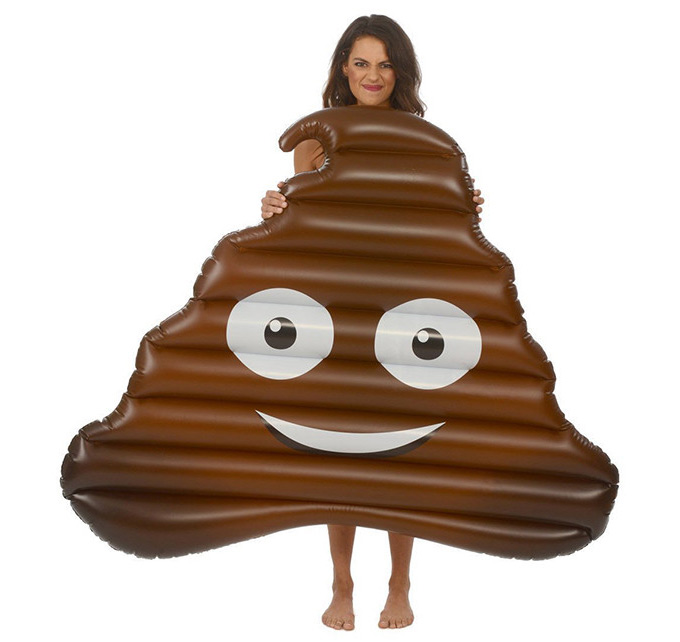 colchoneta forma emoticono mierda 1
