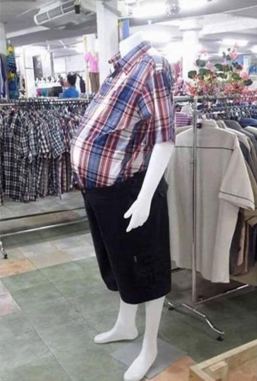 maniqui con panza