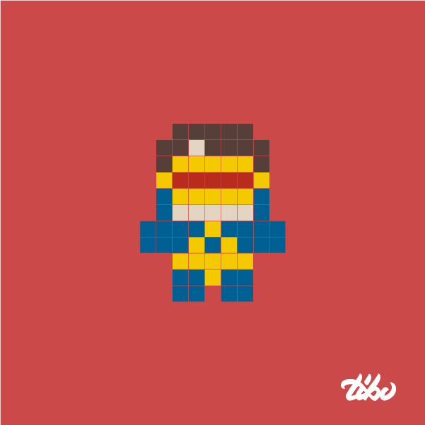 mini heroes pixelados 8