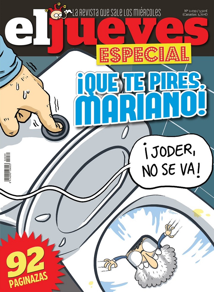 portada de el jueves dedicada a Rajoy