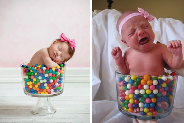 expectativa vs realidad fotos bebes 13