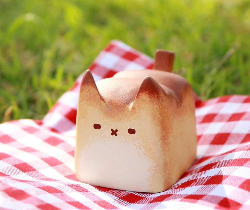 pan con forma de gato rechoncho 9