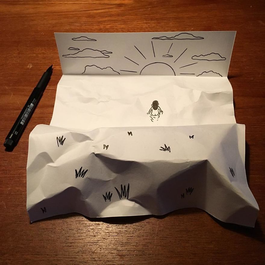 dibujos-hojas-papel