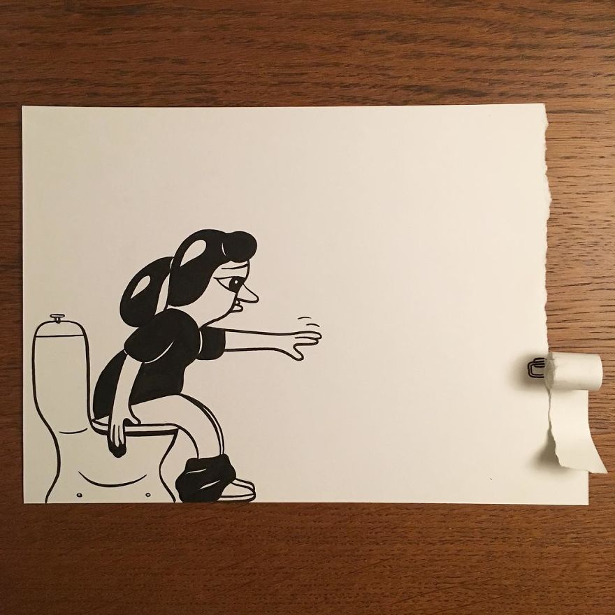 dibujos-hojas-papel