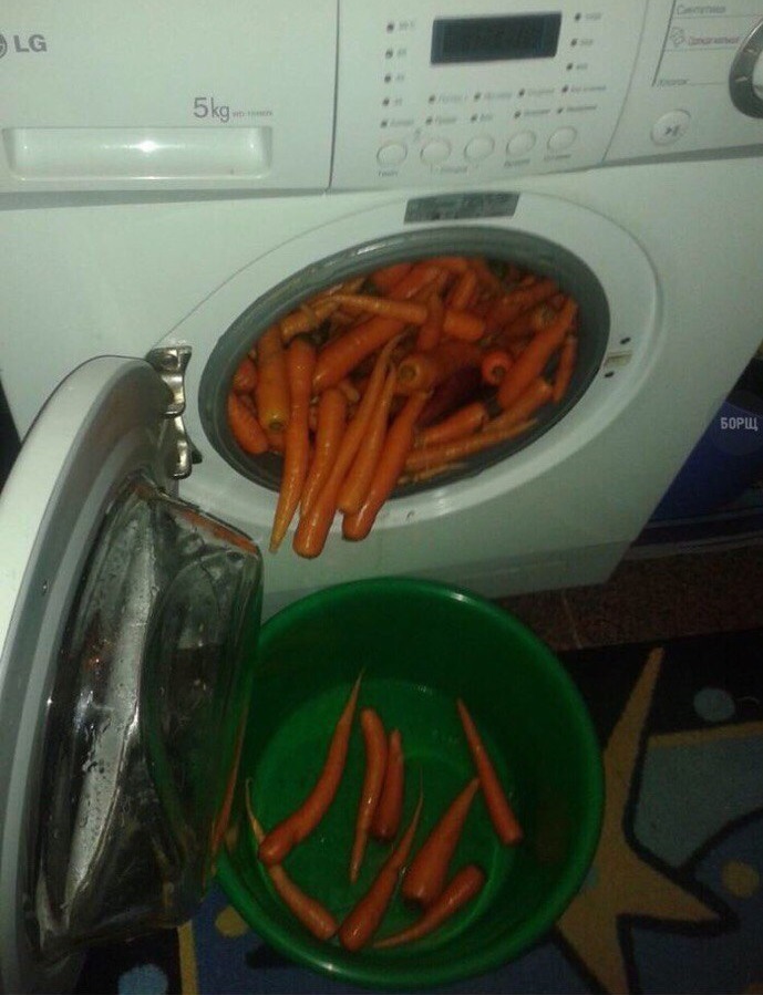 lavando-zanahorias
