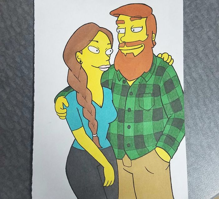 pareja-dibujos