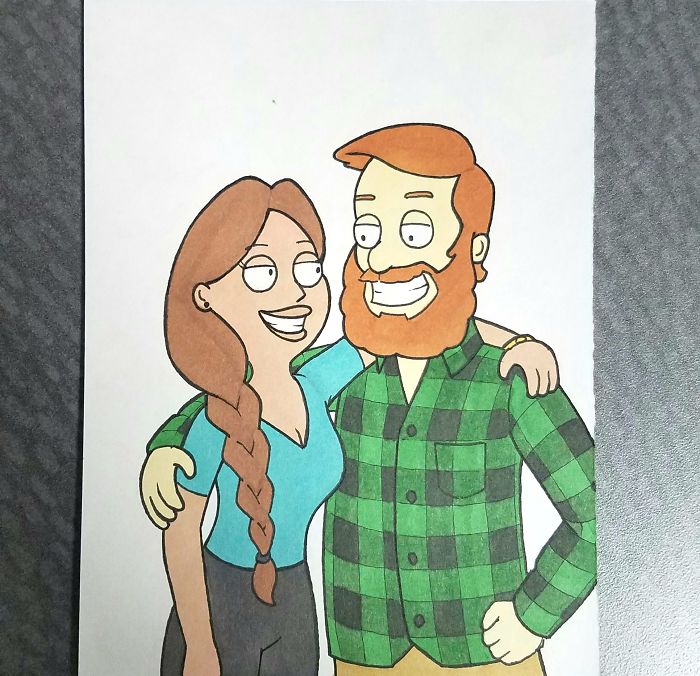 pareja-dibujos