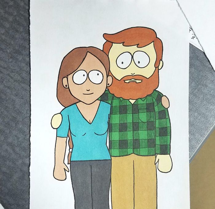 pareja-dibujos