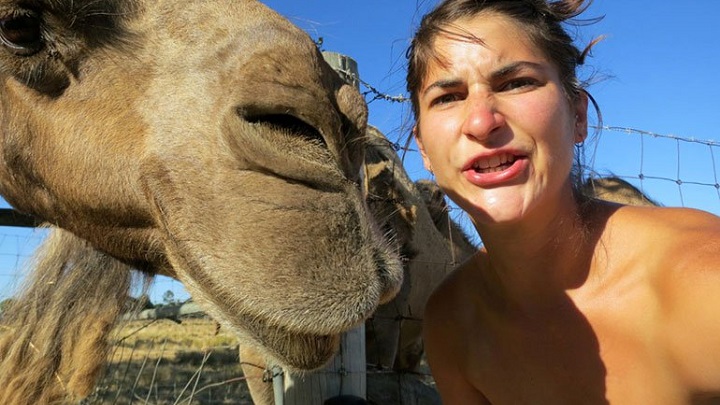 selfie-camello