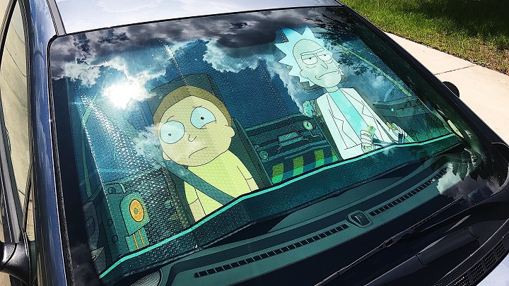 parasol-Rick-y-Morty-coche