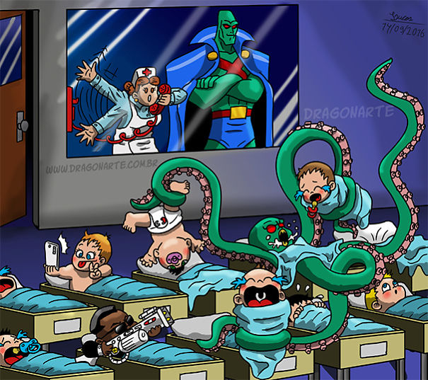 bebes-superheroes