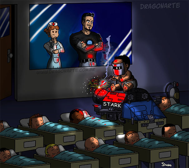 bebes-superheroes