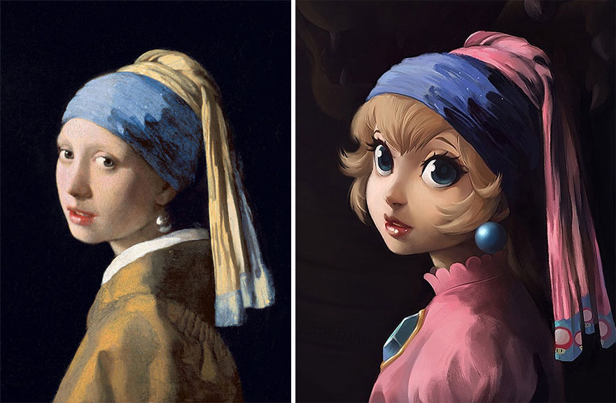 Cuadros-famosos-con-personajes-de-la-cultura-pop